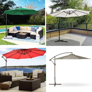 Suncobran viseći zglobni Parasol 300cm kapućino 24-SA0115K-1