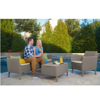 Curver baštenski set Salemo kapućino CU 253221-4 Curver baštenski set Salemo kapućino CU 253221-4