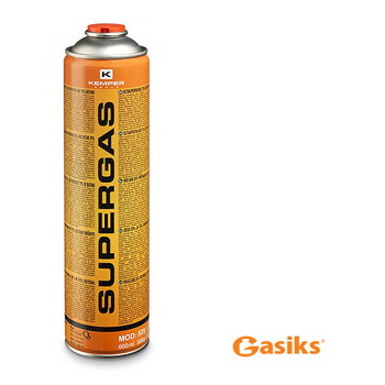 Gasiks supergas kartuša (propan/butan) 600ml 1302 Kemper 