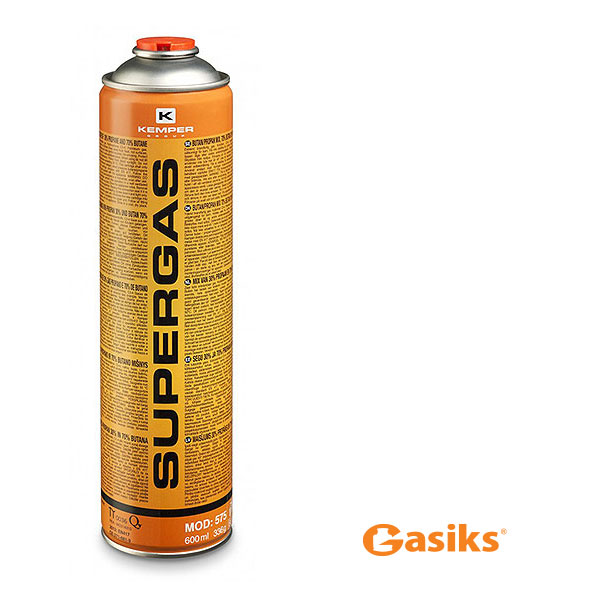 Gasiks supergas kartuša (propan/butan) 600ml 1302 Kemper 