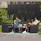 Baštenski set Marie 2 seater grafit CU 252642