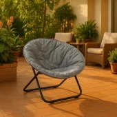 Baštenska stolica 80x80x76cm - siva LP-718000S