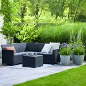 Baštenski set Marie 5 seater sa box stolom grafit CU 256703