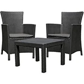 Balkonski set Rosario grafit CU 216777