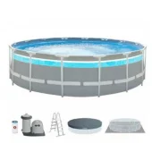 Intex bazen Prism Frame Clearview Premium sa metalnim okvir 4.27 x 1.07m 26722