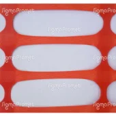 Privremena plastična ograda 1.00x50m oranž