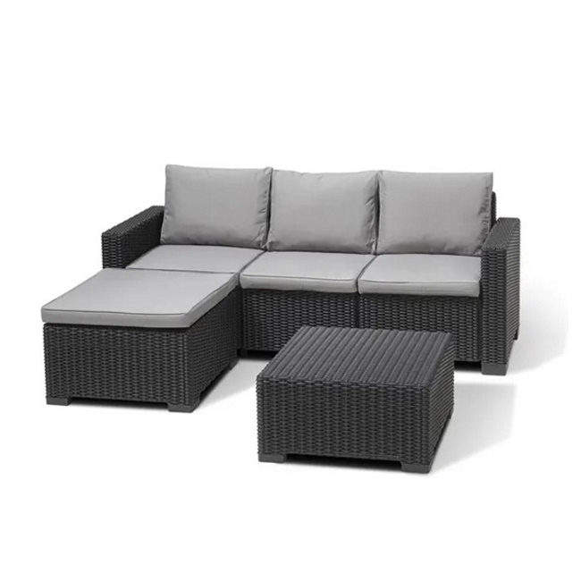 Baštenski set California 3 seater Modular Grafit